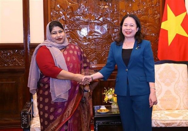 Outgoing Bangladeshi Ambassador Bids Farewell to Vietnamese Vice President Outgoing Bangladeshi Ambassador Bids Farewell to Vietnamese Vice President