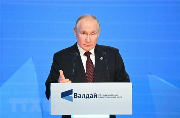 Tổng thống Putin nêu các nguyên tắc trong quan hệ quốc tế của Nga | Châu Âu | Vietnam+ (VietnamPlus) Tổng thống Putin nêu các nguyên tắc trong quan hệ quốc tế của Nga | Châu Âu | Vietnam+ (VietnamPlus)