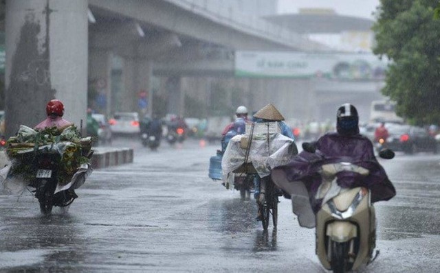 Khu vực Bắc Bộ có mưa rào và dông, có nơi mưa to đến rất to | Môi trường | Vietnam+ (VietnamPlus)