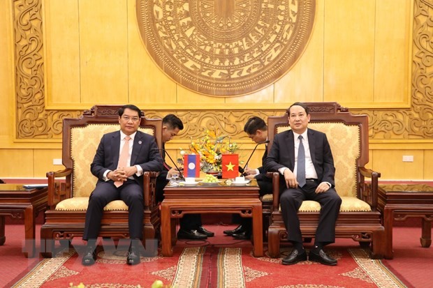Vientiane, Ninh Binh Boost Exchange of Delegations Vientiane, Ninh Binh Boost Exchange of Delegations