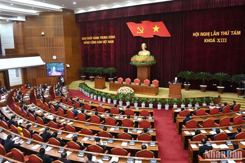 Bế mạc Hội nghị lần thứ 8 Ban Chấp hành Trung ương Đảng khóa XIII Bế mạc Hội nghị lần thứ 8 Ban Chấp hành Trung ương Đảng khóa XIII