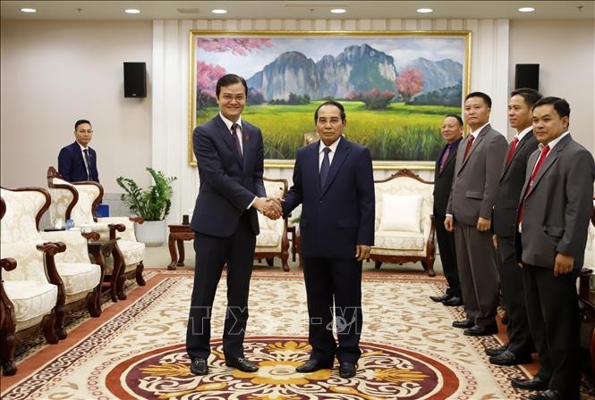 Lãnh đạo Lào nêu bật tầm quan trọng của hợp tác giữa thanh niên hai nước Việt - Lào Lãnh đạo Lào nêu bật tầm quan trọng của hợp tác giữa thanh niên hai nước Việt - Lào
