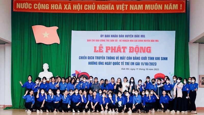 Thúc đẩy bình đẳng giới, góp phần giảm thiểu mất cân bằng giới khi sinh