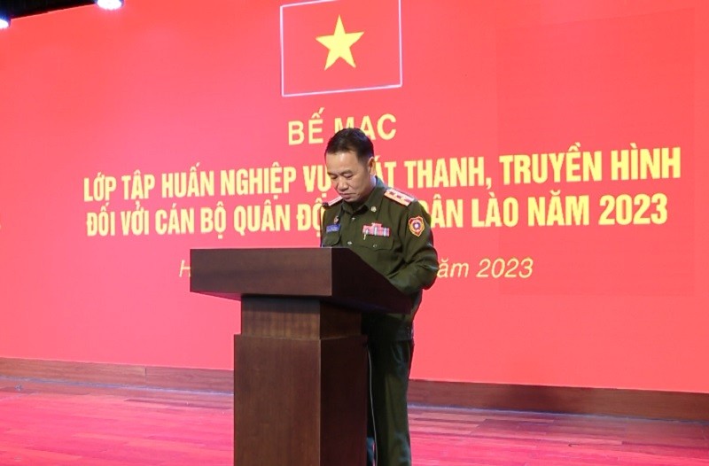 3. Trung tá Thatsany Phengsavath, Trưởng đoàn cán bộ của QĐND Lào tại lễ bế mạc 3. Trung tá Thatsany Phengsavath, Trưởng đoàn cán bộ của QĐND Lào tại lễ bế mạc