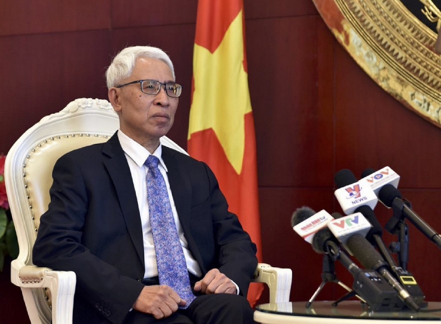 Vietnamese Ambassador to China Pham Sao Mai. Vietnamese Ambassador to China Pham Sao Mai.