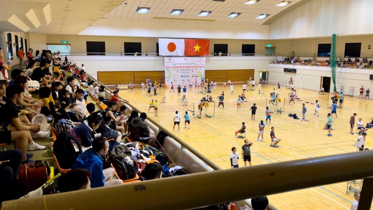 Exciting Badminton Tournament for Vietnamese in Japan Exciting Badminton Tournament for Vietnamese in Japan