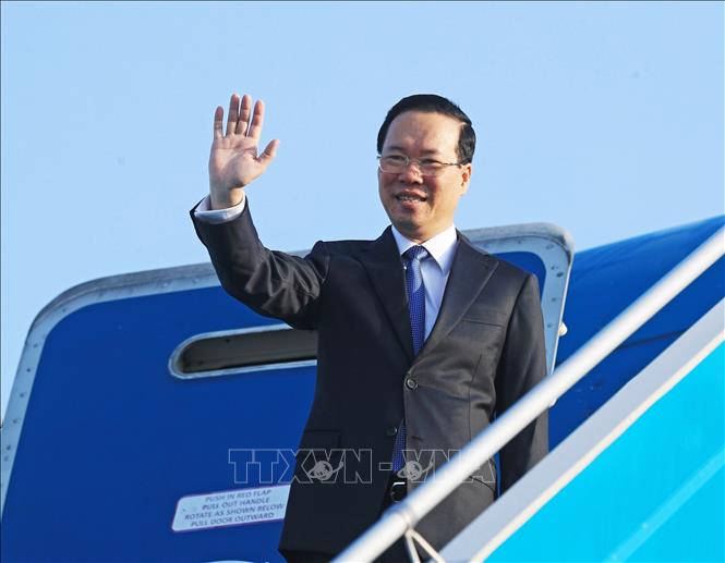 Chủ tịch nước Võ Văn Thưởng lên đường dự Diễn đàn cấp cao hợp tác quốc tế "Vành đai và Con đường" lần thứ ba