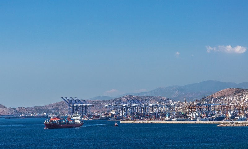 Quang cảnh cảng Piraeus ở Hy Lạp Ảnh: VCG Quang cảnh cảng Piraeus ở Hy Lạp Ảnh: VCG