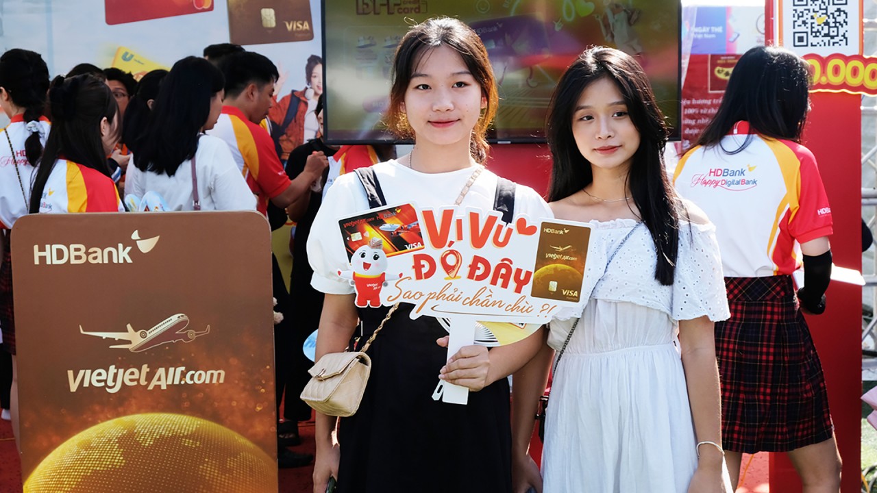 Thẻ tín dụng HDBank thu hút hàng ngàn bạn trẻ tại Sóng Festival 2023 Thẻ tín dụng HDBank thu hút hàng ngàn bạn trẻ tại Sóng Festival 2023