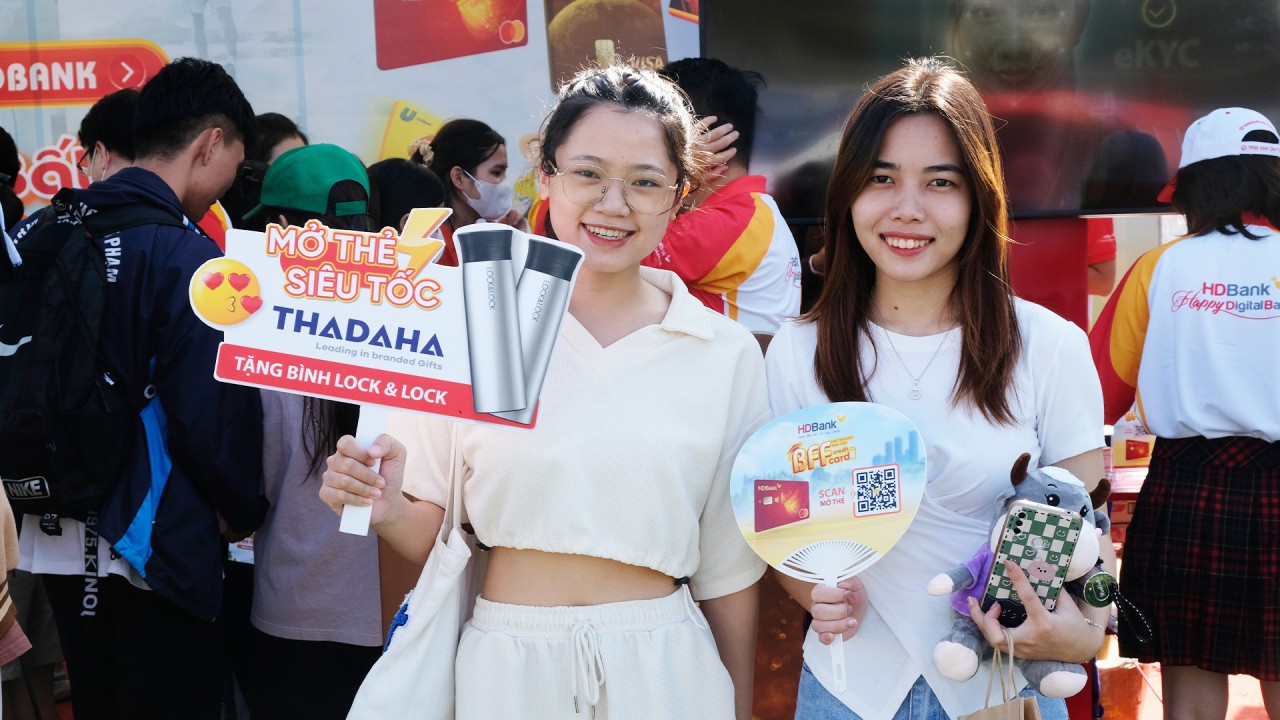 Thẻ tín dụng HDBank thu hút hàng ngàn bạn trẻ tại Sóng Festival 2023 Thẻ tín dụng HDBank thu hút hàng ngàn bạn trẻ tại Sóng Festival 2023