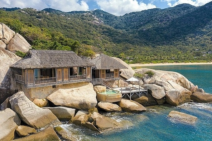 A corner of Six Senses Ninh Van Bay. A corner of Six Senses Ninh Van Bay.