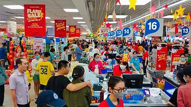 Supermarkets' revenue in 2023 is estimated to reach about 110 trillion VND (4.5 billion USD), an increase of 8.8% over the previous year. (Photo: tapchicongthuong.vn) Supermarkets' revenue in 2023 is estimated to reach about 110 trillion VND (4.5 billion USD), an increase of 8.8% over the previous year. (Photo: tapchicongthuong.vn)