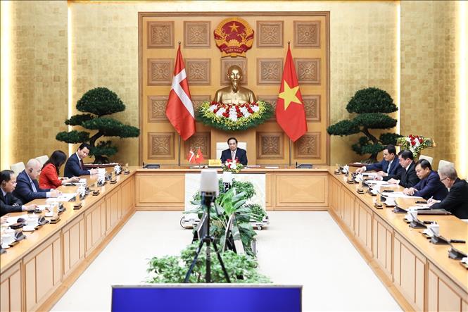 Việt Nam - Đan Mạch tuyên bố thiết lập Quan hệ Đối tác chiến lược xanh Chú thích ảnh