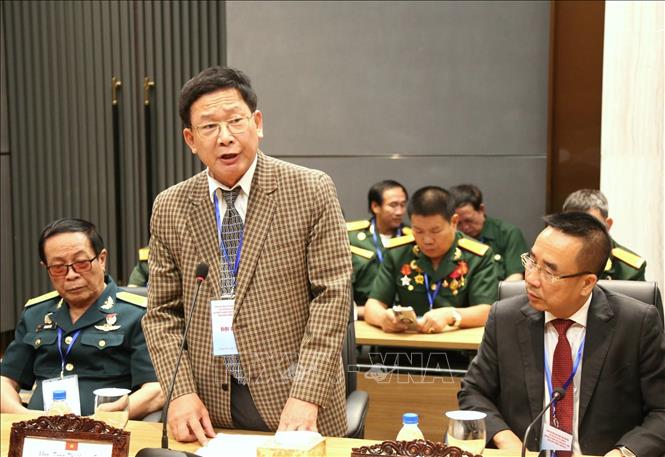 Những cuộc gặp thắm tình đồng đội trên quê hương Chùa Tháp Chú thích ảnh