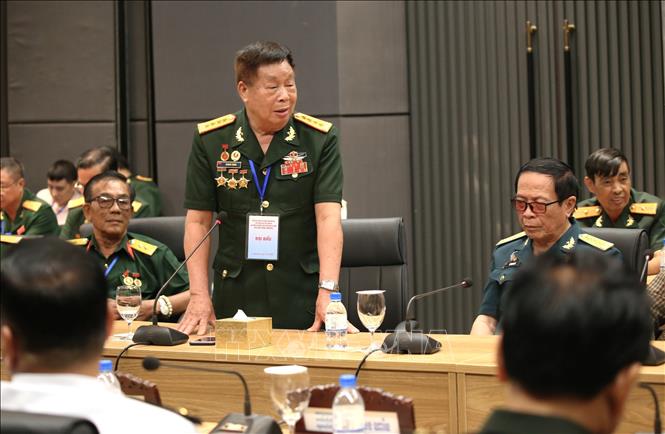Những cuộc gặp thắm tình đồng đội trên quê hương Chùa Tháp Chú thích ảnh