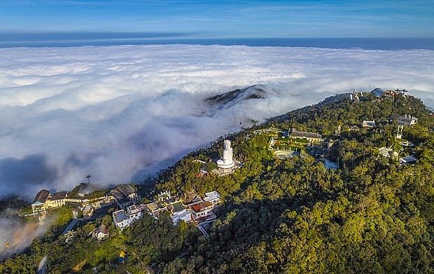 Sun World Ba Na Hills above the clouds. (Photo: Nguyen Van Minh) Sun World Ba Na Hills above the clouds. (Photo: Nguyen Van Minh)