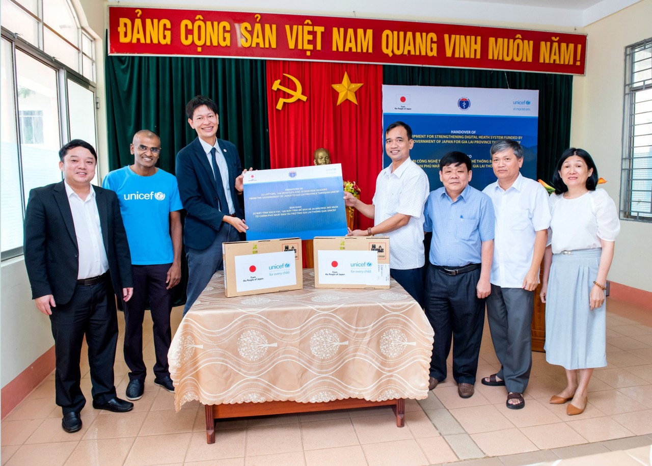 Nhật Bản và UNICEF hỗ trợ hệ thống y tế số tại Việt Nam 1 Nhật Bản và UNICEF hỗ trợ hệ thống y tế số tại Việt Nam 1