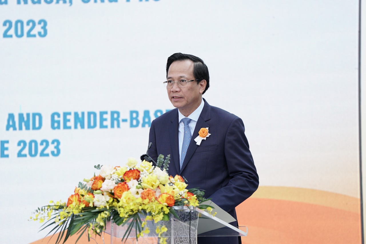 ông Đào Ngọc Dung, Bộ trưởng Bộ Lao động Thương binh và Xã hội. ông Đào Ngọc Dung, Bộ trưởng Bộ Lao động Thương binh và Xã hội.