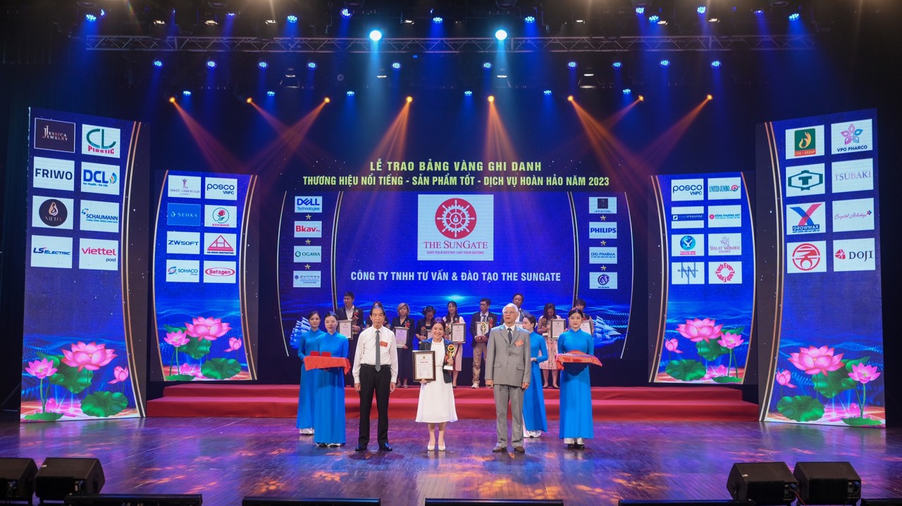 The Sungate: Đón nhận giải thưởng top 50 cho dịch vụ Tiếng Anh học thuật và du học
