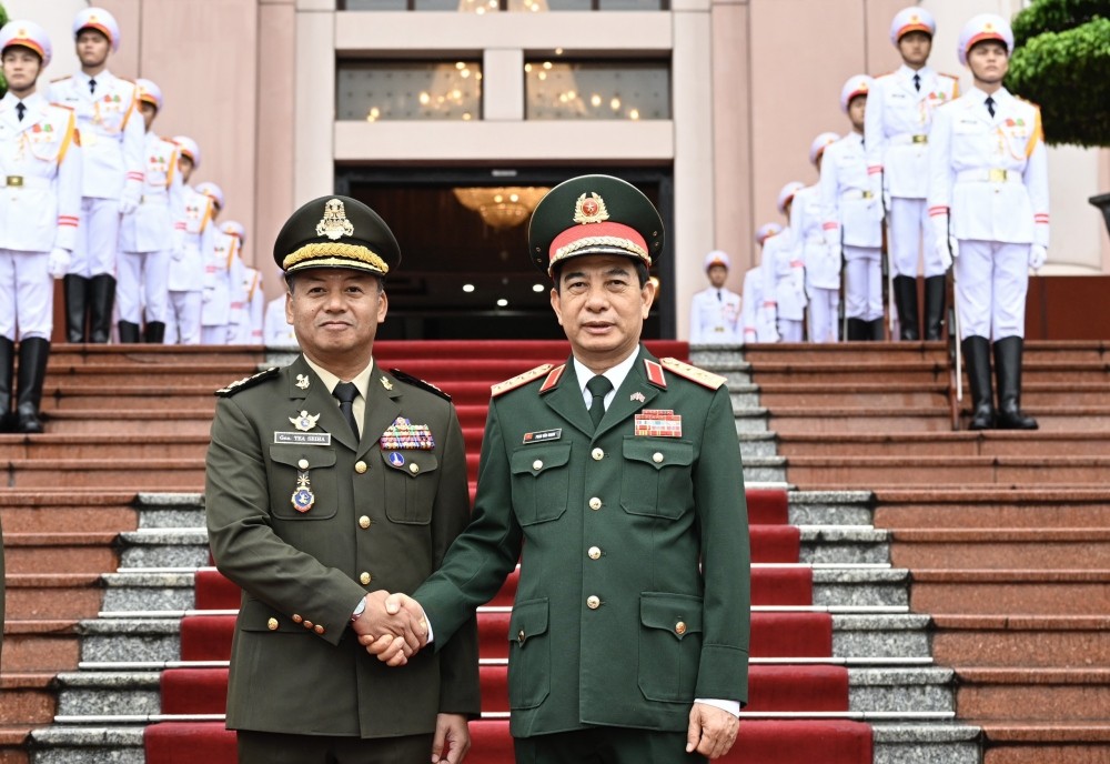Hợp tác quốc phòng là trụ cột quan trọng trong quan hệ Việt Nam - Campuchia Hợp tác quốc phòng là trụ cột quan trọng trong quan hệ Việt Nam - Campuchia