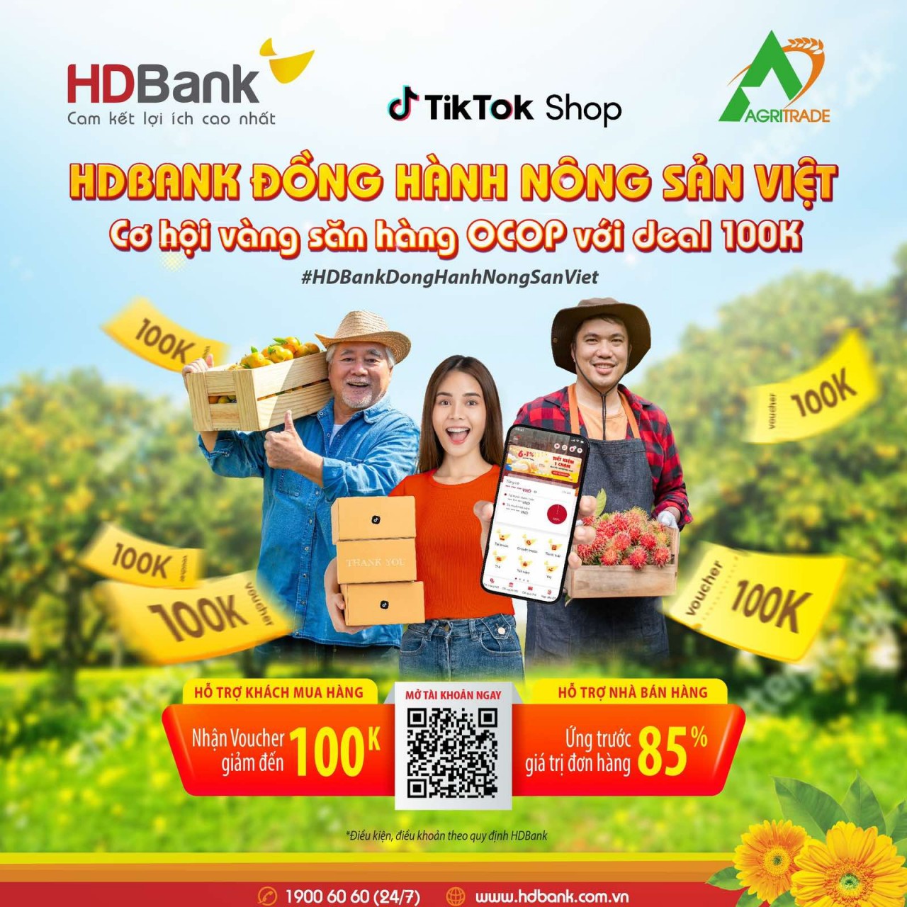 HDBank cùng Agritrade thúc đẩy tiêu thụ nông sản Việt trên nền tảng số HDBank cùng Agritrade thúc đẩy tiêu thụ nông sản Việt trên nền tảng số