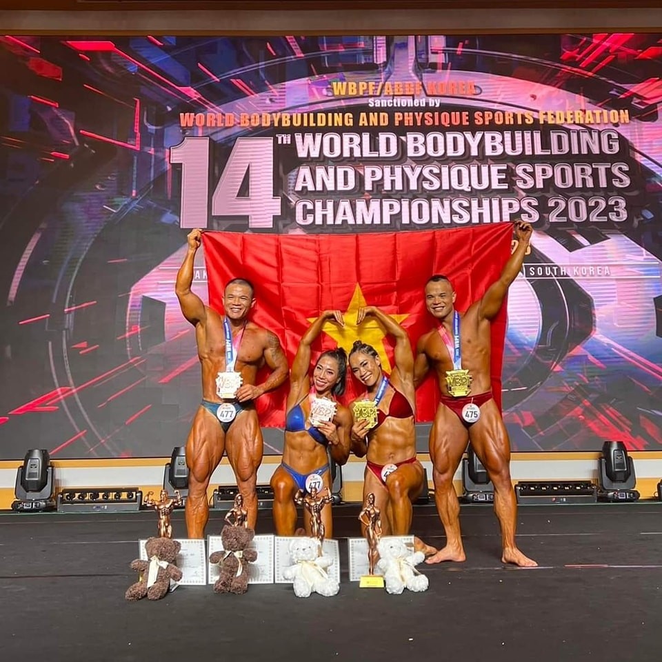 Vietnamese Bodybuilders Win Seven Gold Medals at 14th WBPF Championships Vietnamese Bodybuilders Win Seven Gold Medals at 14th WBPF Championships