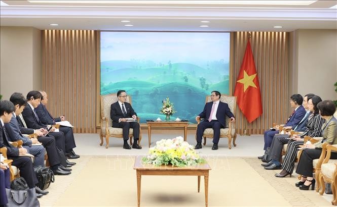 Thủ tướng Phạm Minh Chính tiếp Tổng Giám đốc Tập đoàn Marubeni (Nhật Bản) Thủ tướng Phạm Minh Chính tiếp Tổng Giám đốc Tập đoàn Marubeni (Nhật Bản)