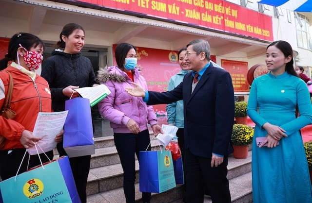 Tết Nguyên đán Giáp Thìn: Công đoàn Việt Nam tổ chức nhiều hoạt động lớn hướng tới người lao động