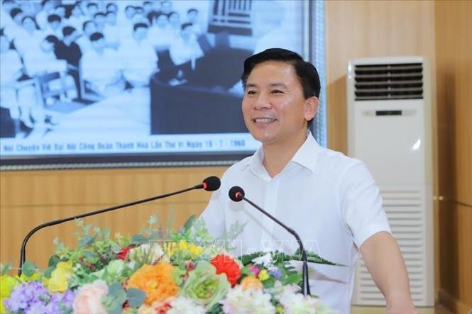 Bí thư Tỉnh ủy Thanh Hóa Đỗ Trọng Hưng. (Ảnh: TTXVN) Bí thư Tỉnh ủy Thanh Hóa Đỗ Trọng Hưng. (Ảnh: TTXVN)
