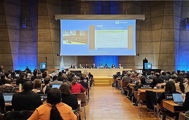 The 24th session of the General Assembly of States Parties to the World Heritage Convention in Paris (Photo: VNA) The 24th session of the General Assembly of States Parties to the World Heritage Convention in Paris (Photo: VNA)