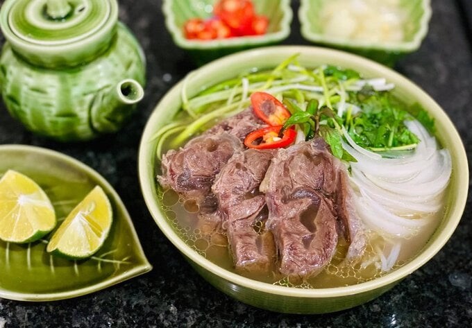 Phở bò Việt Nam. (Ảnh: KT) Phở bò Việt Nam. (Ảnh: KT)