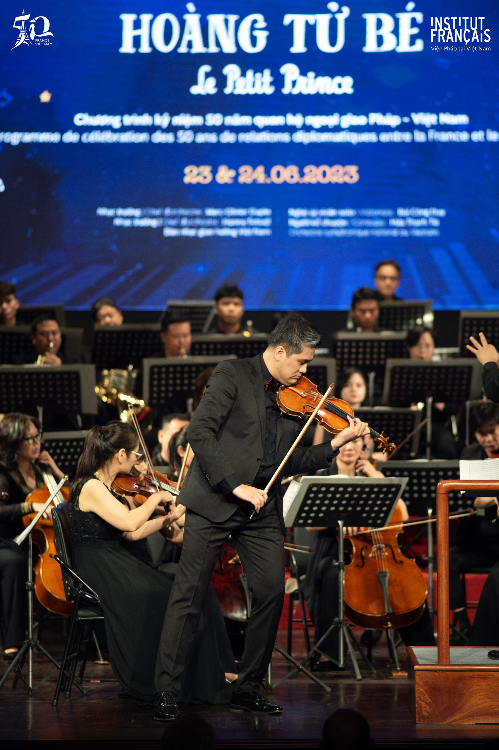 chương trình “Trình diễn âm nhạc Hoàng tử bé” nhân dịp kỷ niệm 50 năm thiết lập quan hệ ngoại giao và 10 năm đối tác chiến lược Việt Nam-Pháp chương trình “Trình diễn âm nhạc Hoàng tử bé” nhân dịp kỷ niệm 50 năm thiết lập quan hệ ngoại giao và 10 năm đối tác chiến lược Việt Nam-Pháp
