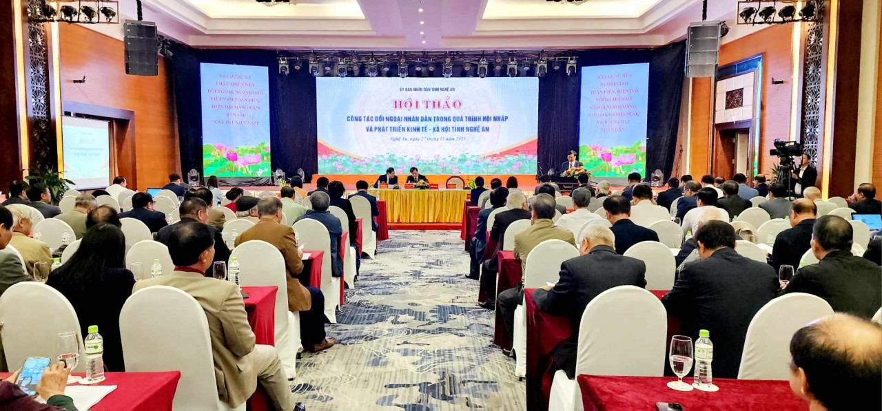 Nghệ An tổ chức hội thảo khoa học về công tác đối ngoại nhân dân Nghệ An tổ chức hội thảo khoa học về công tác đối ngoại nhân dân