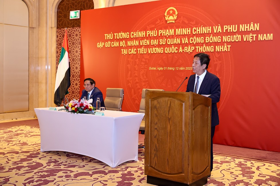Thủ tướng Phạm Minh Chính: Mong cộng đồng kiều bào tại UAE ngày càng lớn mạnh- Ảnh 2. Thủ tướng Phạm Minh Chính: Mong cộng đồng kiều bào tại UAE ngày càng lớn mạnh- Ảnh 2.