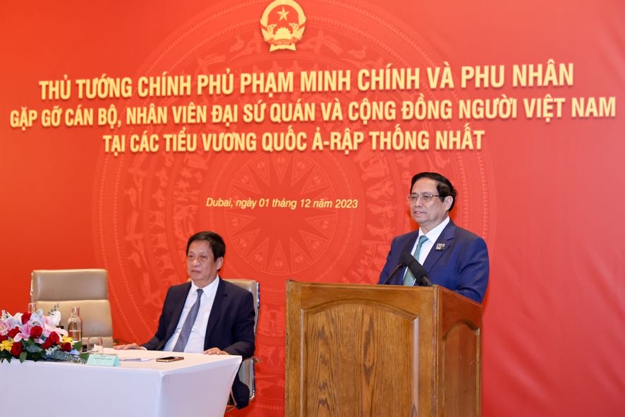 Thủ tướng Phạm Minh Chính: Mong cộng đồng kiều bào tại UAE ngày càng lớn mạnh- Ảnh 7. Thủ tướng Phạm Minh Chính: Mong cộng đồng kiều bào tại UAE ngày càng lớn mạnh- Ảnh 7.