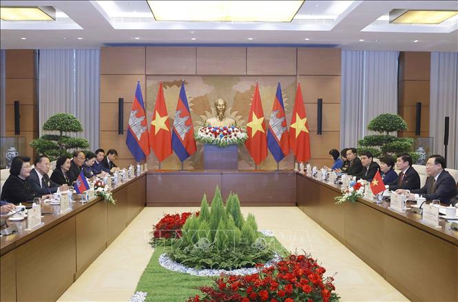 Thúc đẩy quan hệ Việt Nam - Campuchia đi vào chiều sâu, thiết thực, hiệu quả Chú thích ảnh