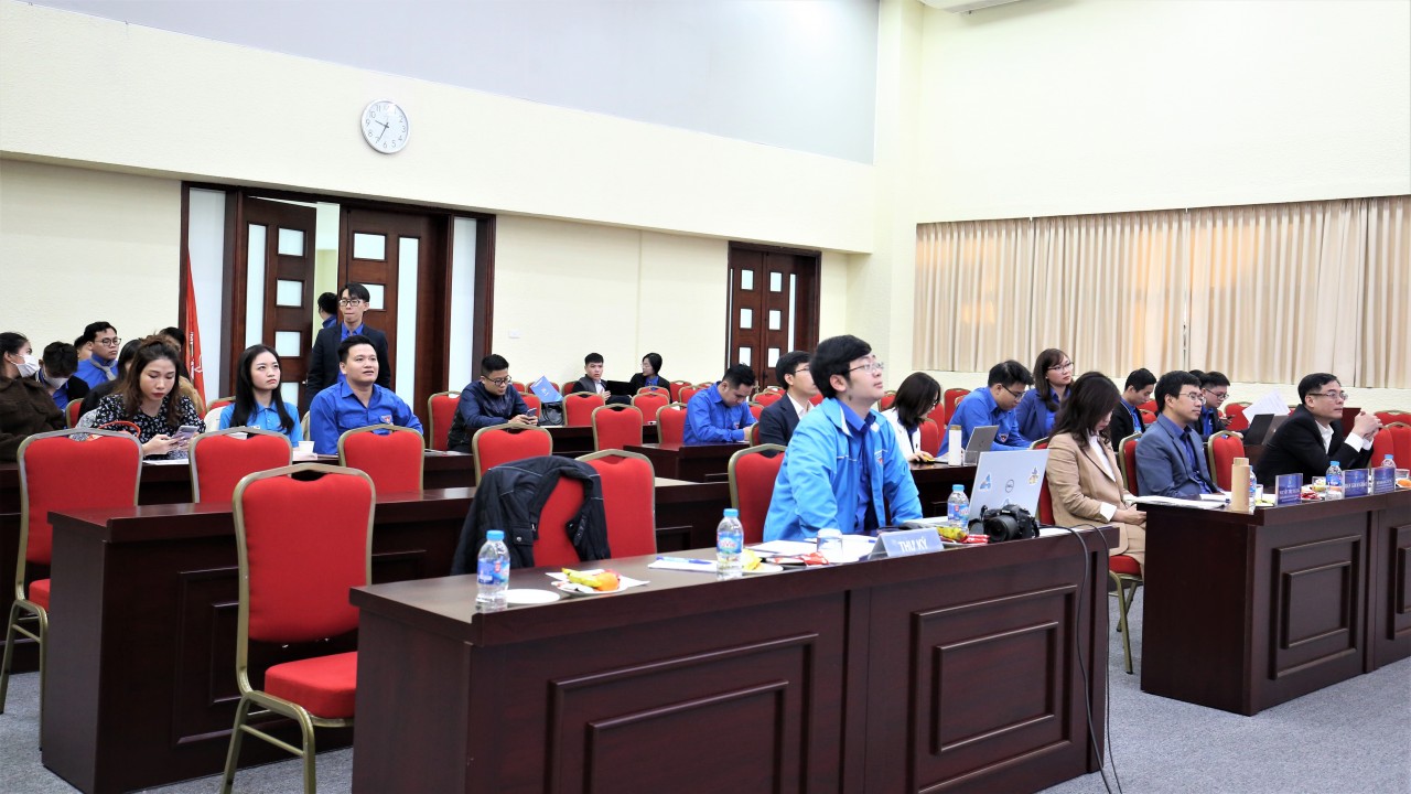 Hội thi Báo cáo viên năm 2023 có chủ đề “Khát vọng hùng cường - Sứ mệnh thanh niên”. (Ảnh: Mai Anh) Hội thi Báo cáo viên năm 2023 có chủ đề “Khát vọng hùng cường - Sứ mệnh thanh niên”. (Ảnh: Mai Anh)