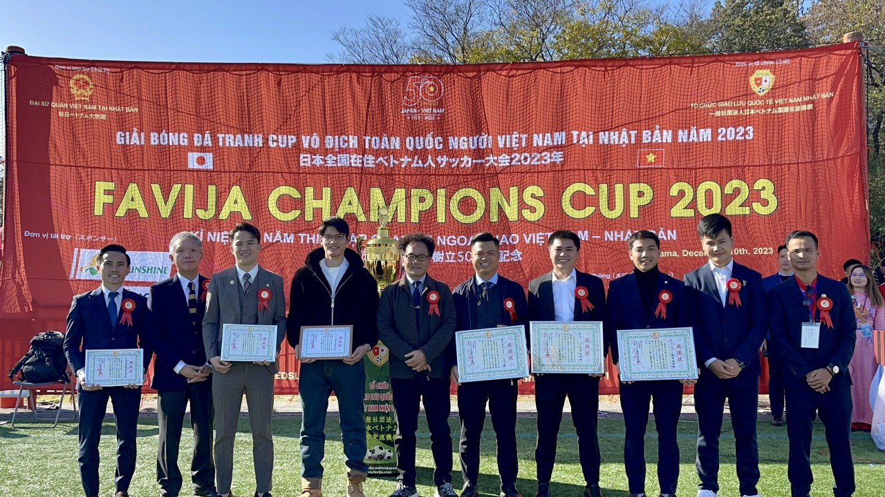 32 đội bóng người Việt tại Nhật tham gia chung kết FAVIJA CHAMPIONS CUP 2023 32 đội bóng người Việt tại Nhật tham gia chung kết FAVIJA CHAMPIONS CUP 2023