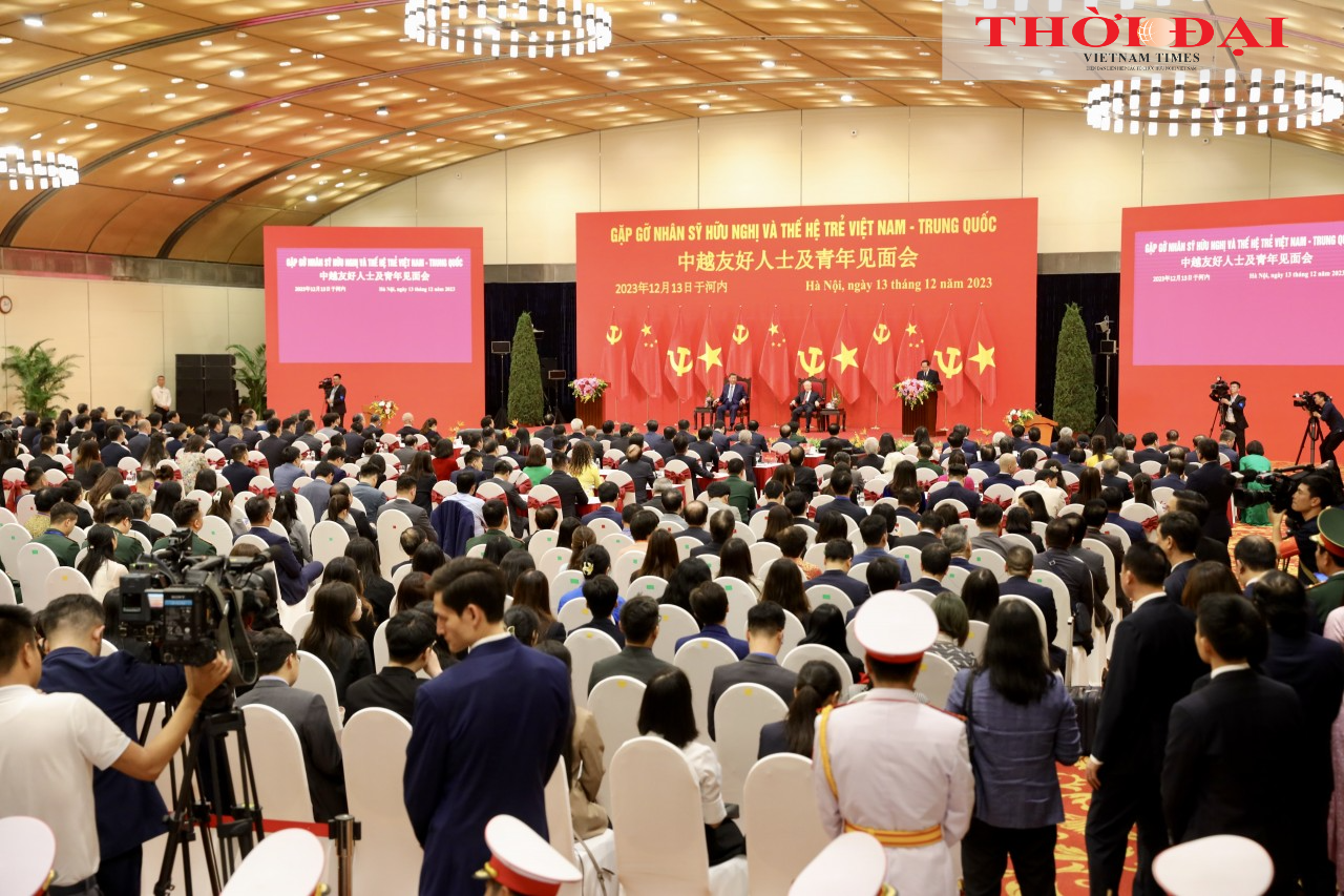 Cuộc gặp gỡ nhân sỹ hữu nghị và thế hệ trẻ Việt Nam - Trung Quốc. (Ảnh: Đinh Hòa) Cuộc gặp gỡ nhân sỹ hữu nghị và thế hệ trẻ Việt Nam - Trung Quốc. (Ảnh: Đinh Hòa)