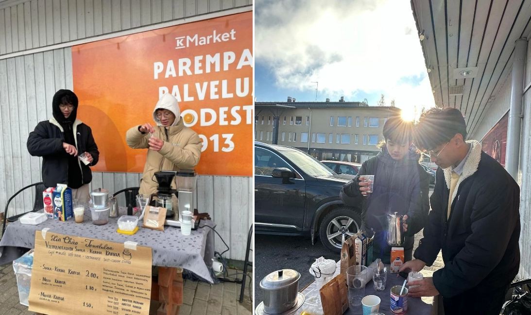 Three Youngters Start Up in Finland with Vietnamese Salted Coffee Three Youngters Start Up in Finland with Vietnamese Salted Coffee