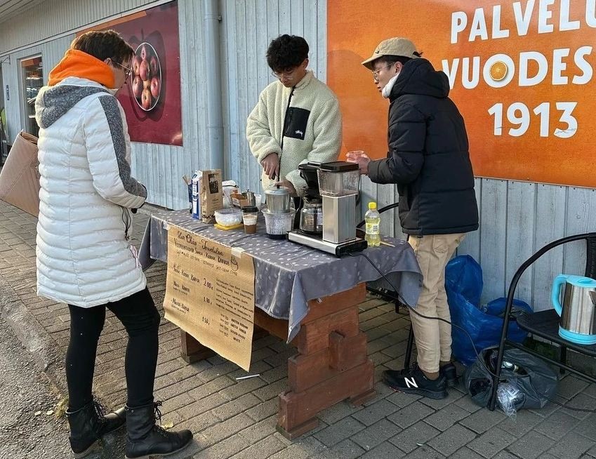 Three Youngters Start Up in Finland with Vietnamese Salted Coffee Three Youngters Start Up in Finland with Vietnamese Salted Coffee