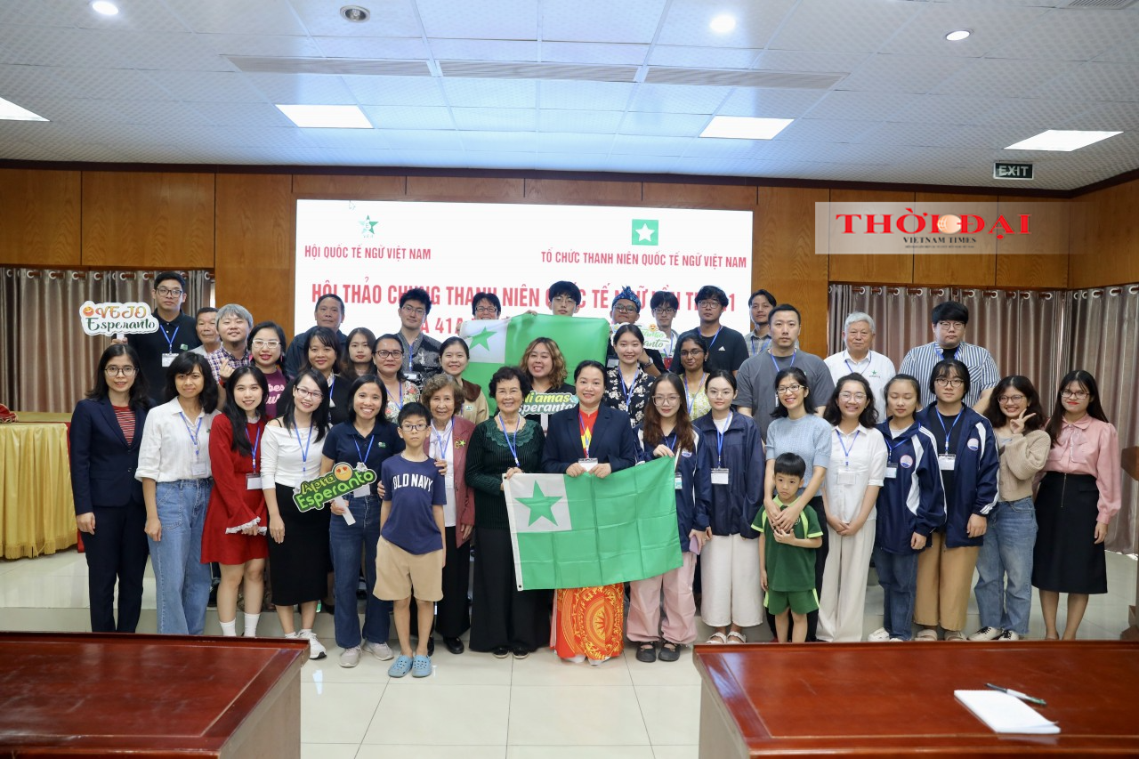 Hội thảo chung thanh niên quốc tế ngữ lần thứ 41 thu hút sự tham gia của các nhà Quốc tế ngữ từ 8 quốc gia. (Ảnh: Đinh Hòa)