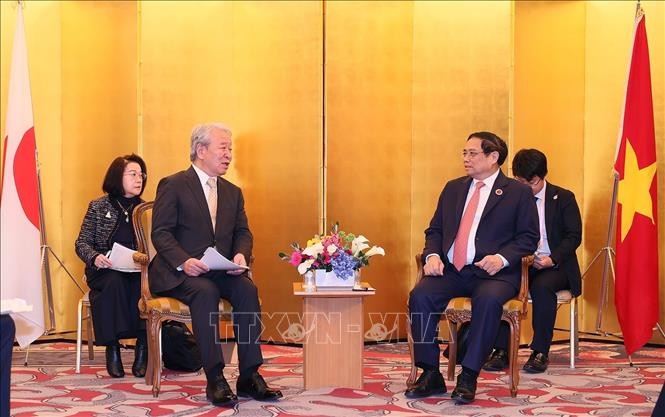 Thủ tướng Phạm Minh Chính tiếp Chủ tịch Cơ quan Hợp tác quốc tế Nhật Bản