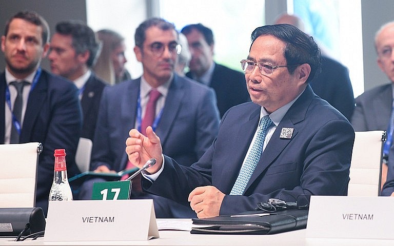 Vietnamese Prime Minister Pham Minh Chinh at COP28. Vietnamese Prime Minister Pham Minh Chinh at COP28.