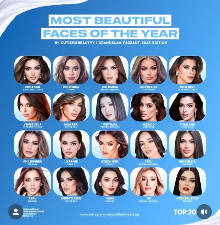 Vietnamese Beauty among Top 20 Most Beautiful Face of The Year Vietnamese Beauty among Top 20 Most Beautiful Face of The Year