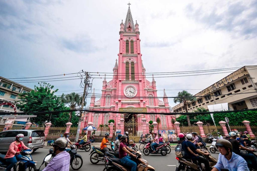 Tan Dinh Church Voted As Top 8 Most Beautiful Pink Destinations In The World Tan Dinh Church Voted As Top 8 Most Beautiful Pink Destinations In The World