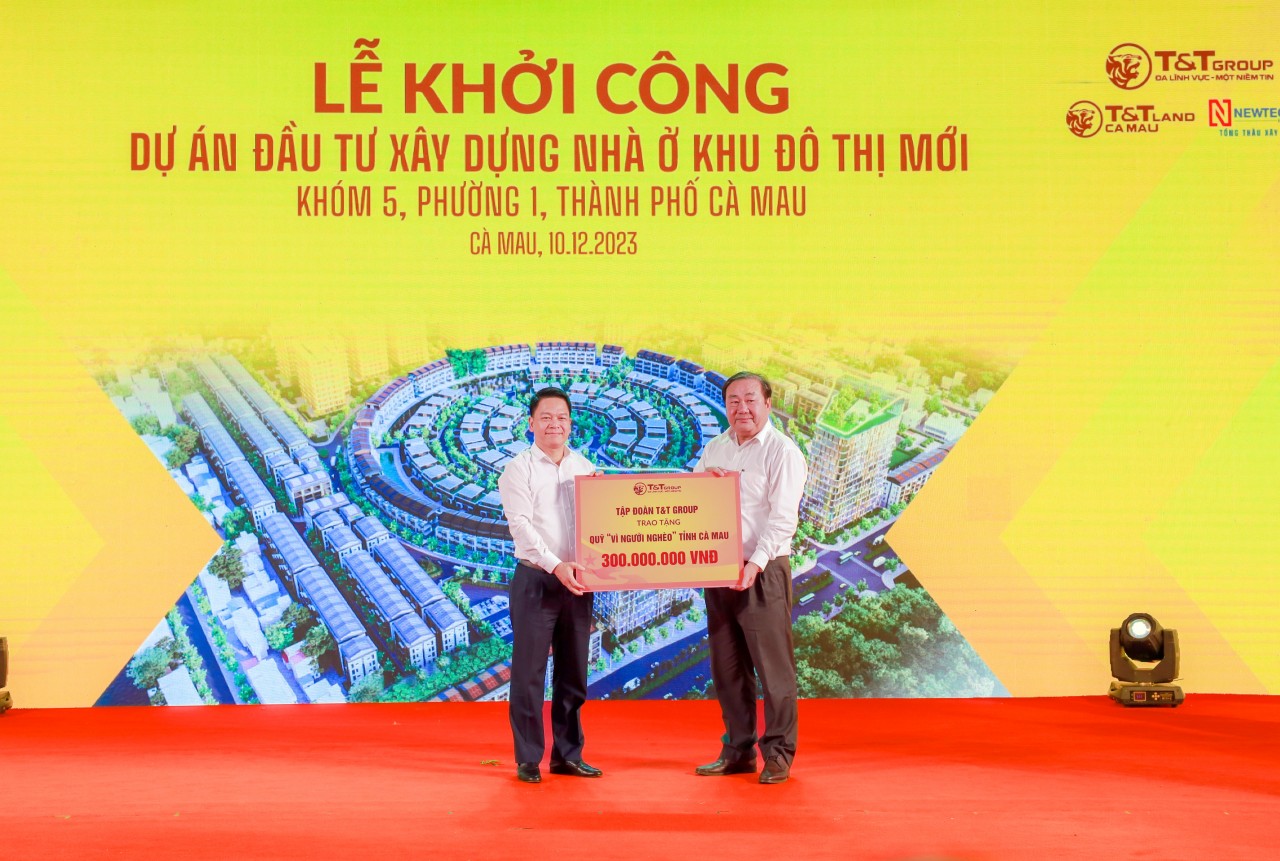 T&T Group khởi công dự án đô thị hơn 1.000 tỷ đồng tại Cà Mau T&T Group khởi công dự án đô thị hơn 1.000 tỷ đồng tại Cà Mau