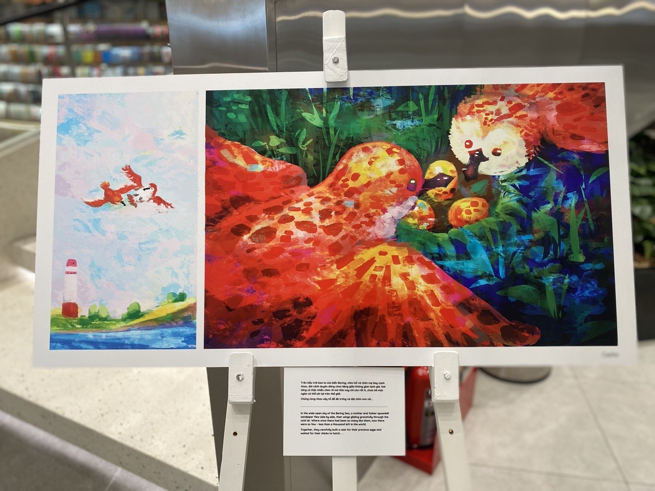 Illustration Exhibition Lotte Mall West Lake Hanoi, Illustration Exhibition Lotte Mall West Lake Hanoi,