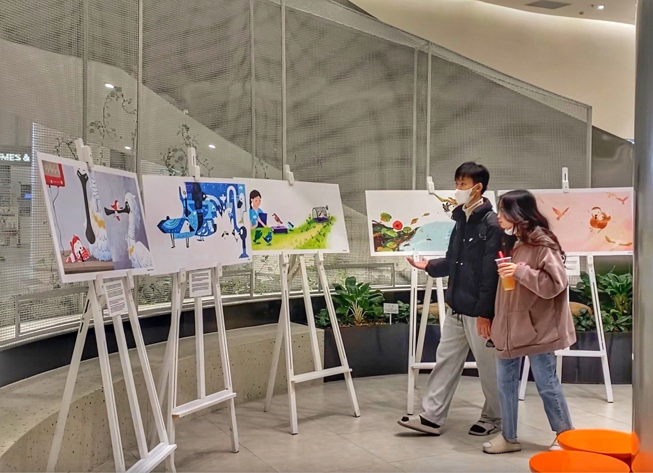 Illustration Exhibition Lotte Mall West Lake Hanoi, Illustration Exhibition Lotte Mall West Lake Hanoi,