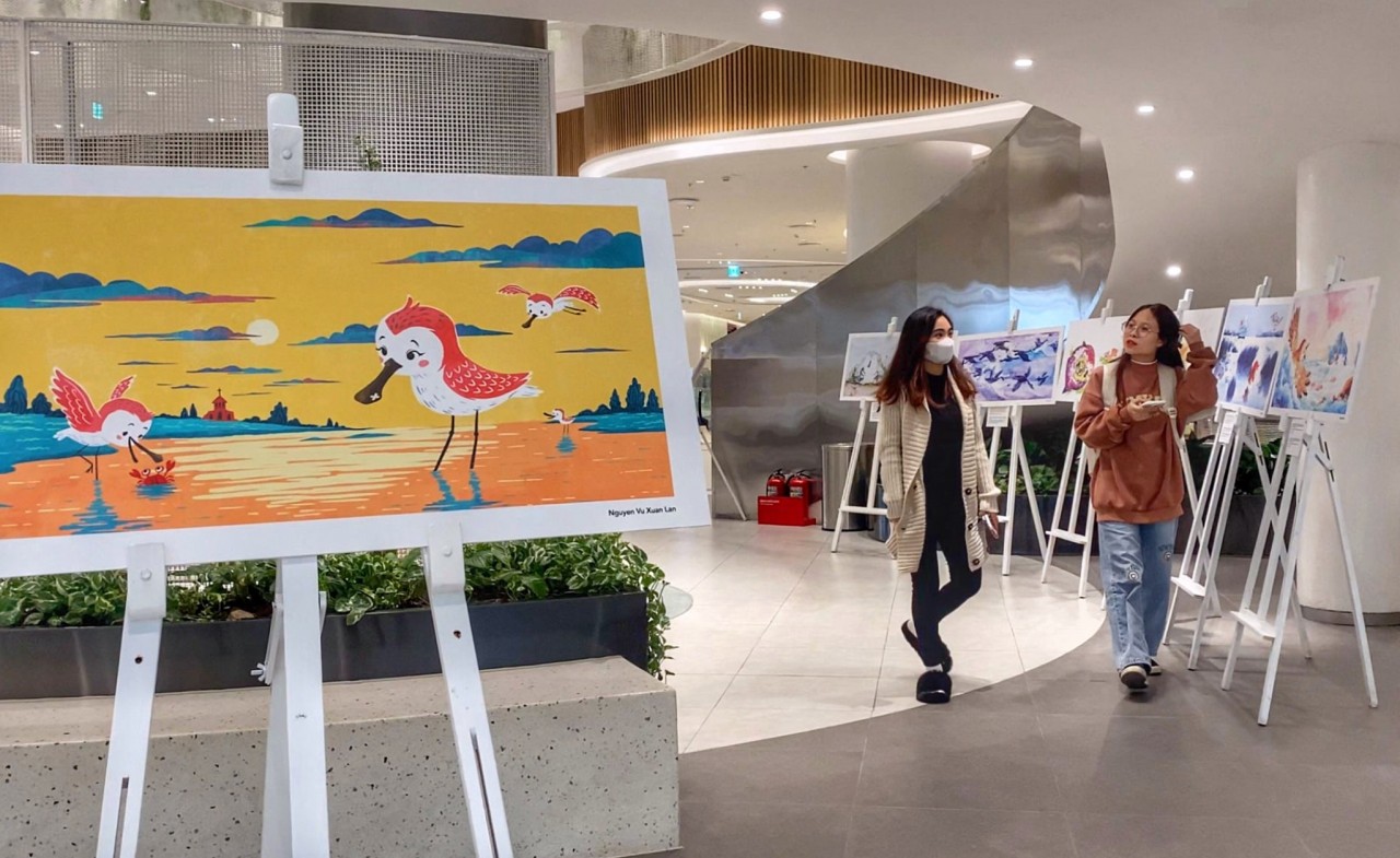 Illustration Exhibition Lotte Mall West Lake Hanoi, Illustration Exhibition Lotte Mall West Lake Hanoi,